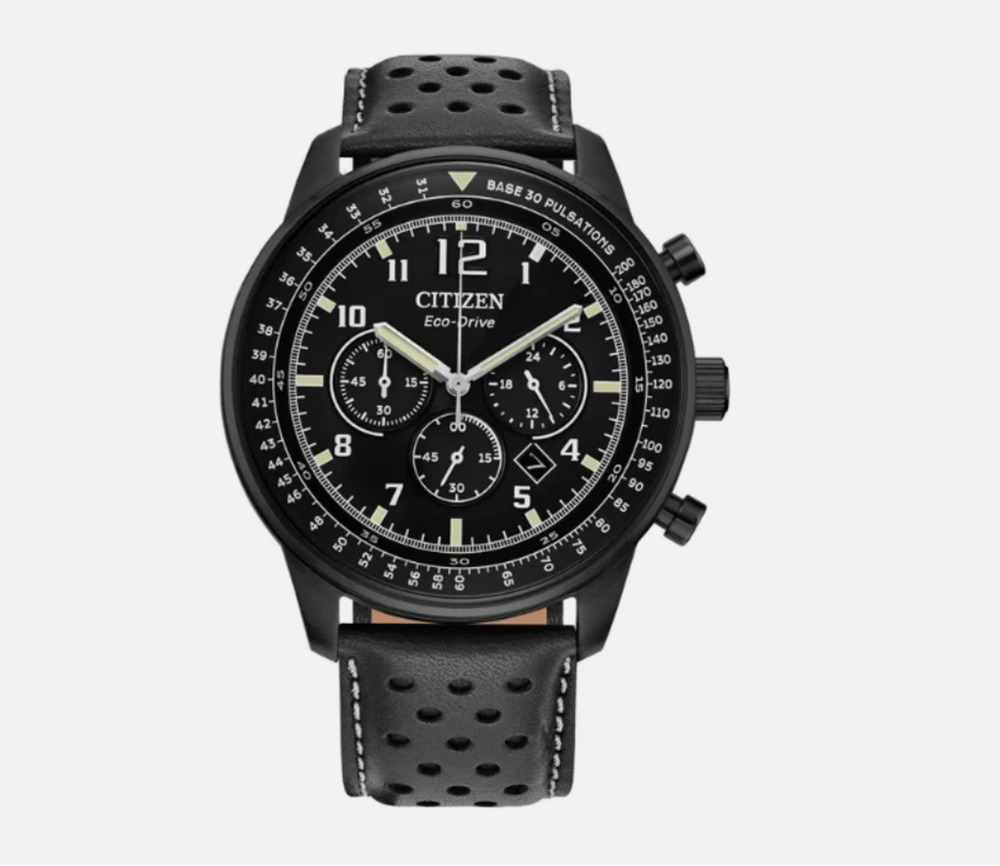 Citizen CA4505-04E Eco-Drive Men's 44mm Chronograph Black Dial Casual Watch